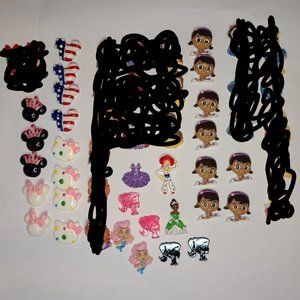 30 Resin Disney bow centers, cabochons, crafts